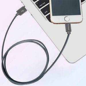 کابل شارژ USB به لایتنینگ هانیول مدل HC000016/CBL/1.2M/BLK/NB