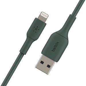 کابل شارژ USB-A به لایتنینگ بلکین به طول 1 متر مدل CAA001bt1MMG