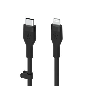 کابل شارژ سریع USB-C به لایتنینگ بلکین طول 1 متر مدل CAA009bt1MBK